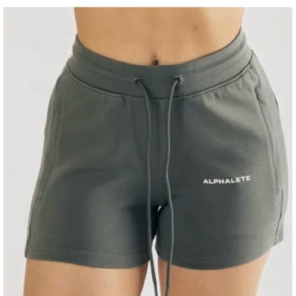 Alphalete NWT Essential Core‎ Concrete Gray Shorts- Size Small